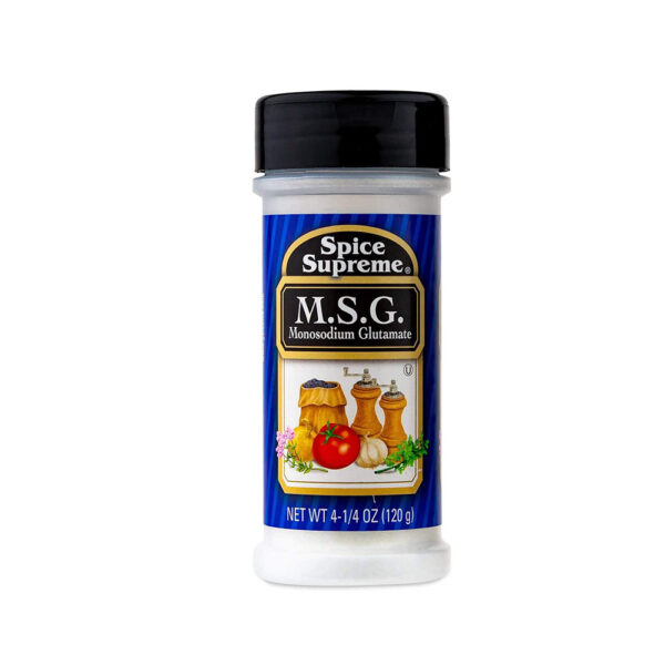Spice Supreme M.S.G. Monosodium Glutamate, plastic shaker