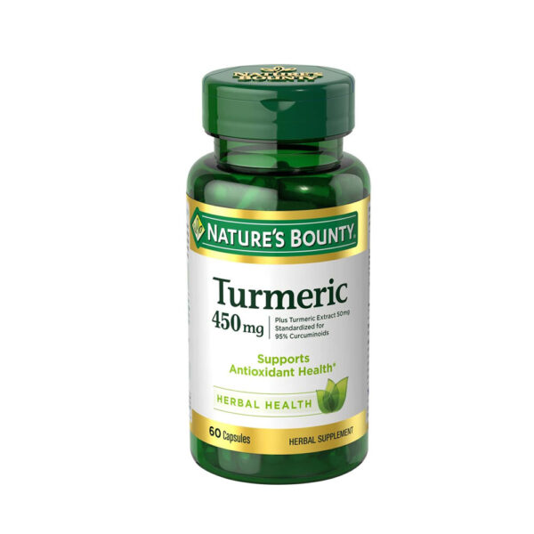 Nature's Bounty Turmeric Capsules, Antioxident Health